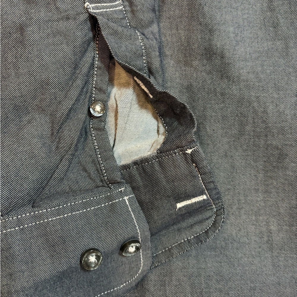 Five Four Button-Down Collar Button Front Long Sl… - image 8